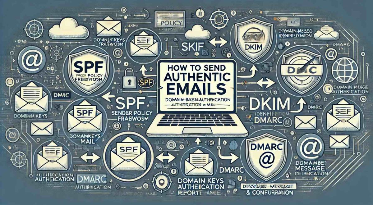 how to send authentic emails